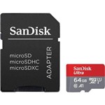 SanDisk Ultra 64GB MicroSD Card C/ Adaptador - Switch Compatível