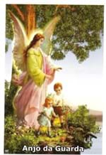 Santinhos de Oração Anjo da Guarda | SJO Artigos Religiosos