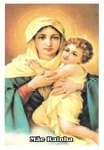 Santinhos de Oração Mãe Rainha | SJO Artigos Religiosos