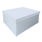 Sapateira Box Baú Caixa Organizadora para Sapatos - Branca Laca