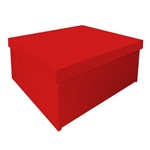 Sapateira Box Baú Caixa Organizadora para Sapatos - Vermelho Laca