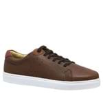 Sapatênis Masculino 4041 em Couro Floater Tabaco/ Jade Marsala Doctor Shoes