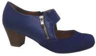 Sapato Campesí L4874 Conforto Azul| Dtalhe Calçados