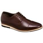 Sapato Casual Masculino Malbork em Couro Marrom 24515
