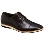 Sapato Casual Masculino Malbork em Couro Preto 24515