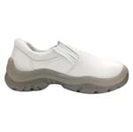 Sapato de Microfibra Branco com Elástico Fujiwara 42