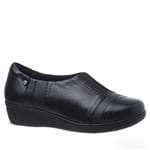Sapato Feminino 179 Especial Neuroma de Morton em Couro Preto Doctor Shoes