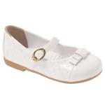 Sapato Feminino Lantejoulas - Branco - Pimpolho-24