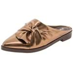 Sapato Feminino Mule Bronze Piccadilly - 725022