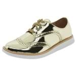 Sapato Feminino Oxford Dourado Vizzano - 1231101