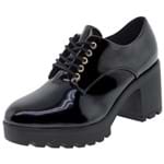 Sapato Feminino Oxford Vizzano - 1294100 Verniz/preto 35