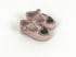 Sapato Maria Caramelo Baby Coração em Pedraria 6969