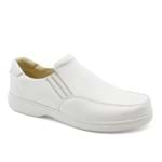Sapato Masculino 410 Casual Comfort Floater Branco Doctor Shoes