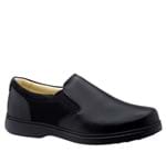 Sapato Masculino 415 Especial Neuroma de Morton em Couro Floater Preto Doctor Shoes