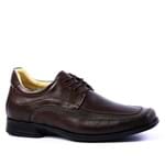 Sapato Masculino Linha Up (7 Cm + Alto) 5496 em Couro Floater Café Doctor Shoes