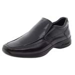 Sapato Masculino Social 3D Preto/Liso Jota Pe - 30002