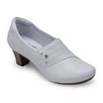 Sapato Neftali Couro Clinic Comfort Branco 47005