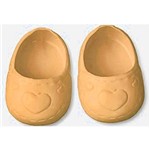 Sapato para Boneca – Modelo Sapatilha 5cm – Little Mommy - Laranja– Laço de Fita