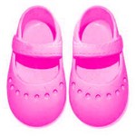 Sapato para Boneca – Modelo Sapatilha 7cm – Adora Doll - Pink – Laço de Fita