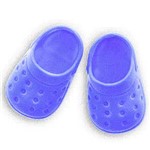 Sapato para Boneca – Modelo Sport 5cm – Little Mommy – Azul Marinho - Laço de Fita
