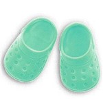 Sapato para Boneca – Modelo Sport 6cm – Baby Alive – Verde Musgo - Laço de Fita