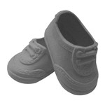 Sapato para Boneca – Modelo Tênis 8cm – Adora Doll - Preto – Laço de Fita