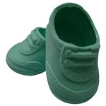 Sapato para Boneca – Modelo Tênis 8cm – Adora Doll - Verde Musgo – Laço de Fita