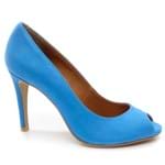 Sapato Peep Toe Zariff Shoes Azul