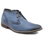 Sapato Perlatto Couro Azul 7102