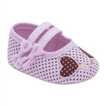 Sapato Rosa Bebê e Marrom Poá - 2