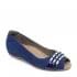 Sapato Usaflex Peep Toe Azul - Zuazen