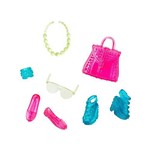 Acessórios Barbie Sapatos, Bolsa e Óculos Neon - Mattel