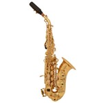 Sax Soprano Curvo Zion By Plander SC300L Laqueado