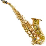 Saxofone Benson Soprano Curvo Bssc-1l em Bb Laqueado