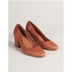 Scarpin Couro Floater - Camel 34