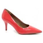 Scarpin Zariff Shoes Verniz Monocolor Vermelho