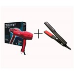 Secador Taiff Red Ion 127v + Prancha Red Ion