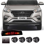 Sensor de Estacionamento 4 Pontos Hyundai Creta Alerta Sonoro