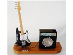 Set Miniatura de Baixo Elétrico Jass Bass Preto + Amplificador Pequeno - 1:4 - TudoMini 1410138