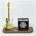 Set Miniatura de Guitarra Telecaster + Amplificador - Creme - 1:4 - TudoMini 1410142