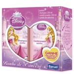 Shampoo+condicionador Disney Princesa Aurora Sonho 230ml Grátis Cartela de Adesivo das Princesas