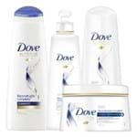 Shampoo Dove Reconstrução Completa + Cond + Creme Tratamento + Creme Pentear Leve Mais Pague Menos