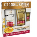 Shampoo Pantene Cachos Hidra-Vitaminados 400ml + Condicionador 3 Mm 170ml + Ampola 15ml