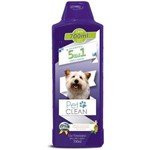 Shampoo Pet Clean 5 em 1 para Cães e Gatos - 700 Ml