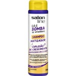 Shampoo S.o.s Bomba Matizador Cabelos Normais a Secos Salon Line 300ml