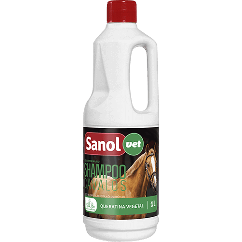 Shampoo Sanol Vet Cavalos para Equinos e Bovinos 1L