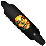 Shape Longboard Assimetrico Wood Light - Bob Marley Poly Art