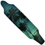 Shape Longboard Assimetrico Wood Light - Palm Trees Blue Sky