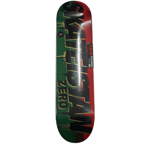 Shape Zero Skateistan Stencil 8 Verde/vermelho Un