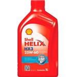 Shell 25w60 Helix Hx3 Alto Quilometragem Sl Mineral 1l